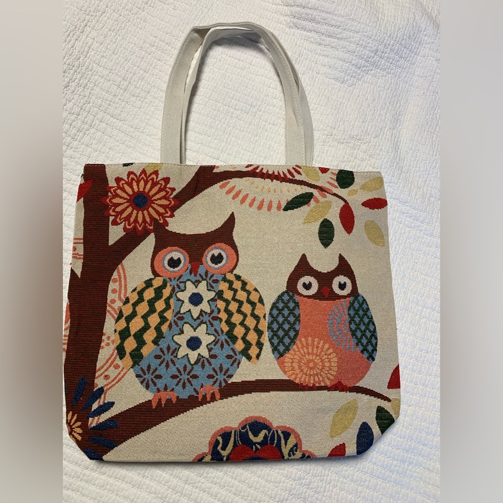Unbranded Owl canvas tote bags